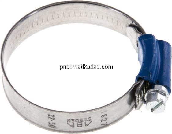 12mm Schlauchschelle 32 - 50mm, Stahl verzinkt (W1) (ABA)