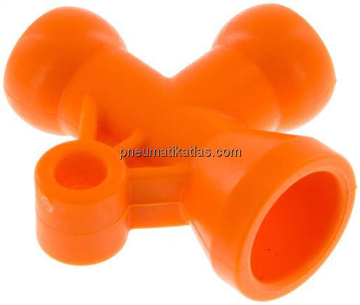 Gelenkschlauch, 1/4", T-Verteiler