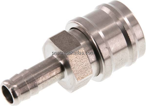 Kupplungsdose (NW7,2) 10mm Schlauch, Edelstahl