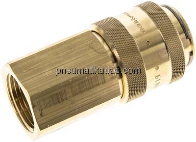 Kupplungsdose (NW19) G 1"(IG), Messing