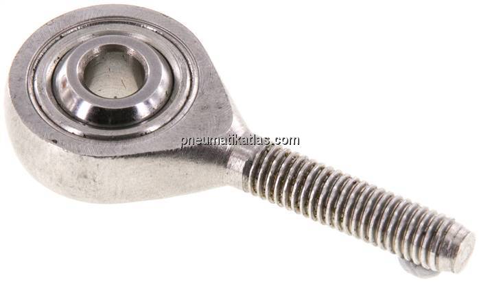 Gelenkkopf, Außengewinde M 5, Edelstahl