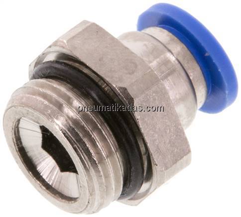 Gerader Steckanschluss G 3/8"-8mm, IQS-Standard