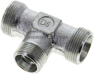 T-Schneidringverschraubung 18 L (M26x1,5)-15 L (M22x1,5)-18 L (M26x1,5), ohne Mu