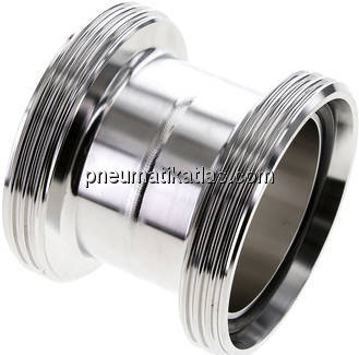 Doppelnippel (Milchgewinde) Rd 95 x 1/6"-Rd 95 x 1/6"