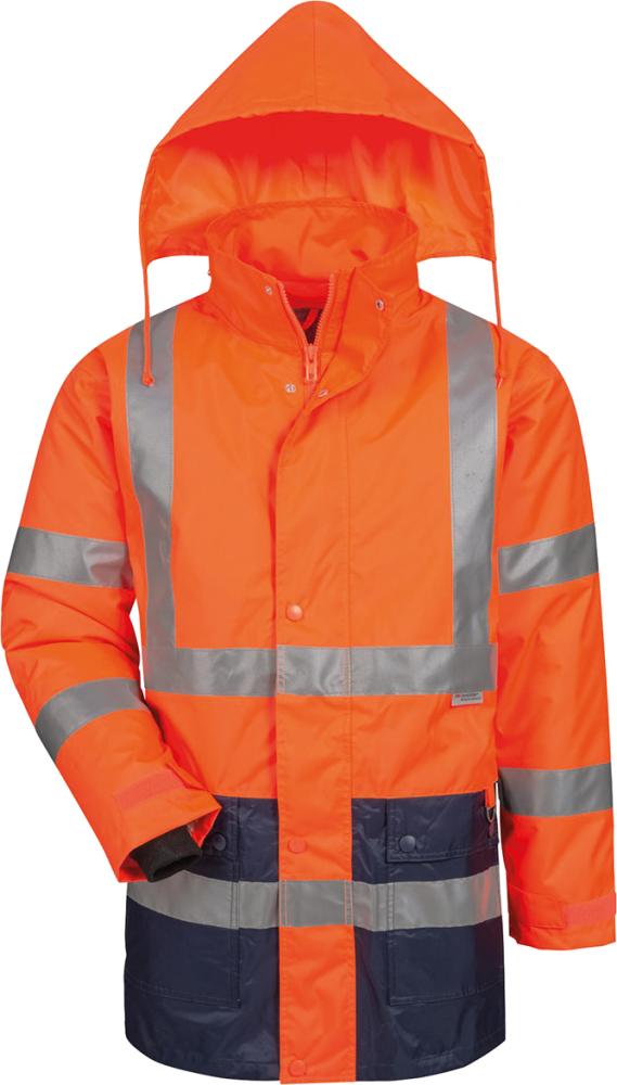 Warnparka, Gr. XXL orange/blau