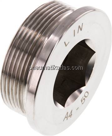 Verschlussstopfen Innenskt. G 2", V4A