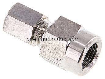 Manometer-Schneidringverschr. G 1/4"-6 L (M12x1,5), Klemmring 1.4571 (NC)