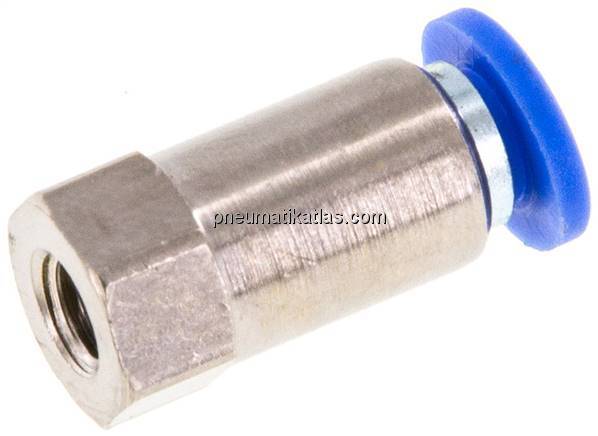 Steckanschluss m. Innengew. M 5-4mm, IQS-Standard