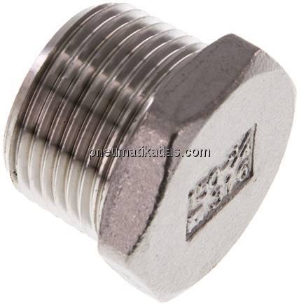 Verschlussstopfen Außenskt. NPT 3/4", 1.4408