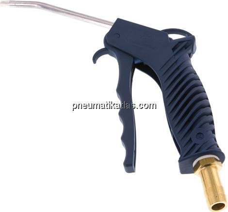 Kunststoff Ausblaspistole mit Verlängerungsrohr & Sicherheitsdüse