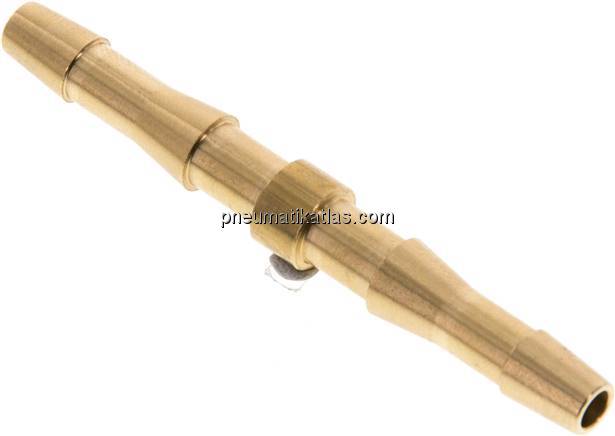 Schlauchverbindungsrohr 5mm-5mm, Messing