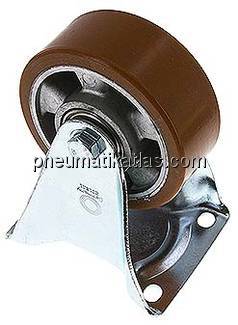 Polyurethan-Schwerlastrolle, Bockrolle, 125mm