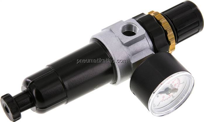 Mini-Filterregler G 1/4", 0,5 - 16 bar