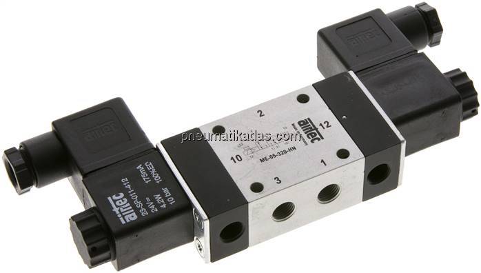 3/2-Wege Magnetimpulsventil mit Fremdluftanschluss, G 1/8"