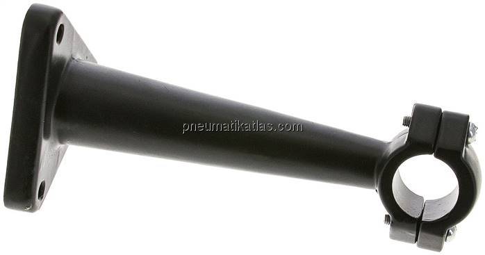 Messgerätehalter DIN 16281, 160mm Ausladung, Aluminium