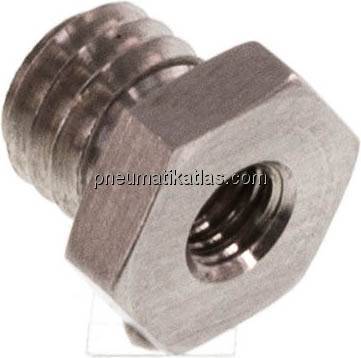 Reduziernippel M 5(AG)-M 3(IG), 1.4571