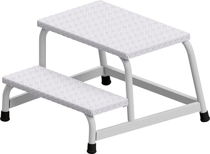 Maschinentritt 2 Stufen Standhöhe 0,40 m