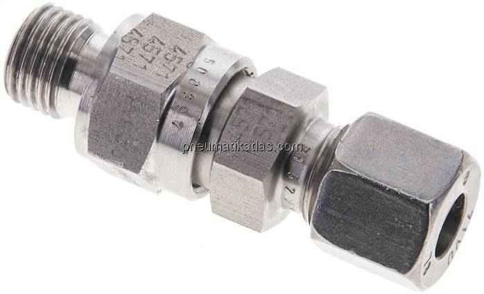 Hydraulik-Rückschlagventil 8 L (M14x1,5)-G 1/4", 1.4571