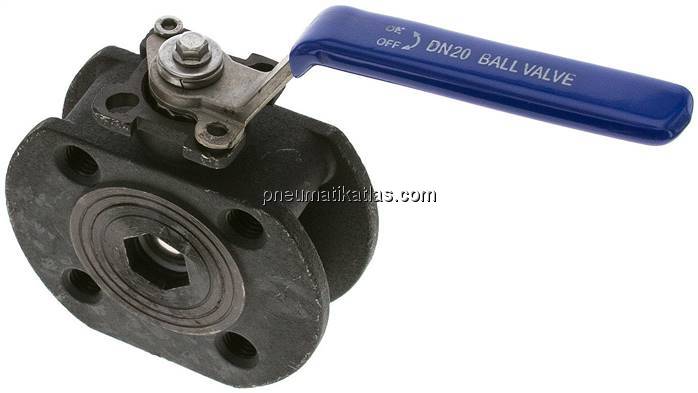 Kompakt-Flanschkugelhahn, Stahl, DN20-PN40 (DIN/EN)