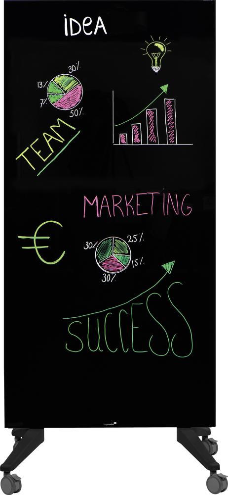 Mobile Glasboard black