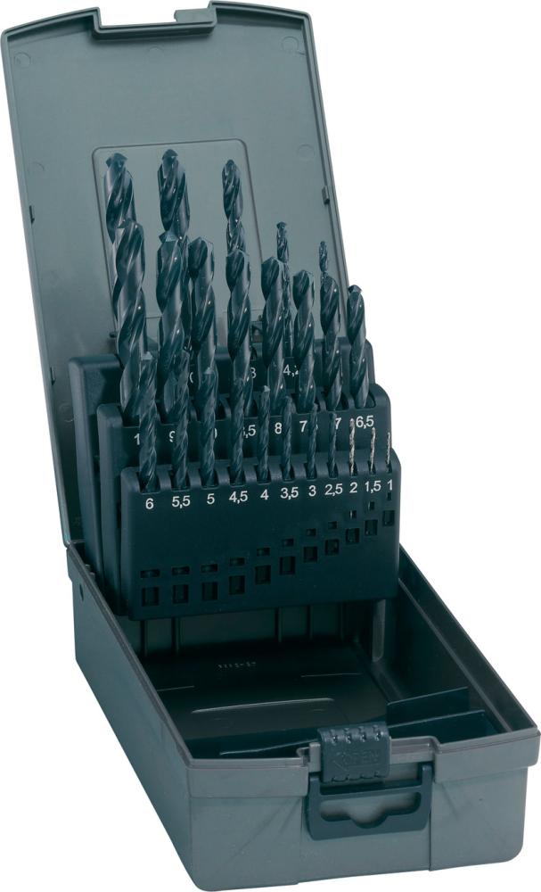 Spiralbohrer-Set DIN338 HSS geschliffen Typ N 1-13mm GÜHRING