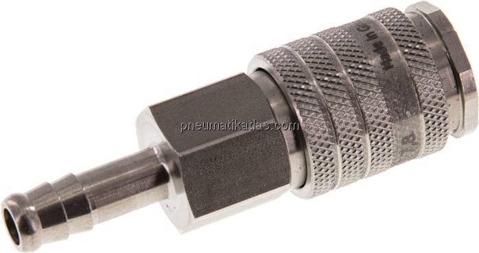 Kupplungsdose (NW7,2) 8 (5/16")mm Schlauch, Edelstahl