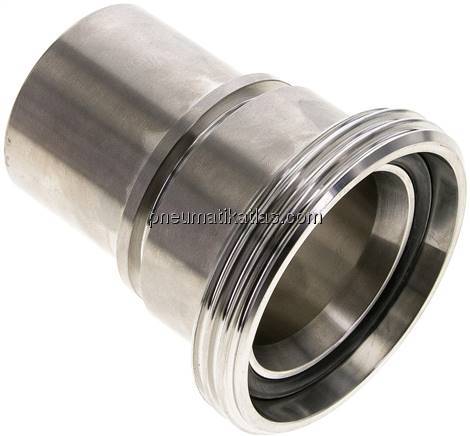 Schlauchgewindestutzen (Milchgew.) Rd 78 x 1/6"-50 (2")mm