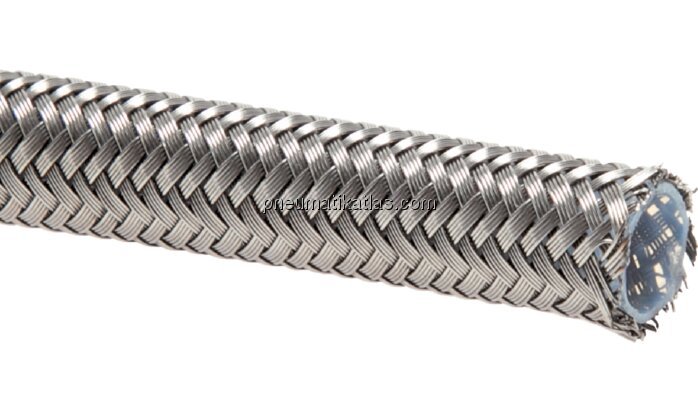 Exemplarische Darstellung: PTFE-Schlauch mit Edels