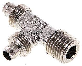 LE-Gewindestück R 1/4"-8x6mm, 1.4305 ohne Muttern