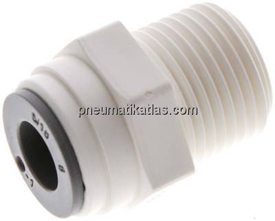 Gerader Steckanschluss R 3/8"-5/16" (7,94 mm), IQS-LE (EPDM-Dichtung)