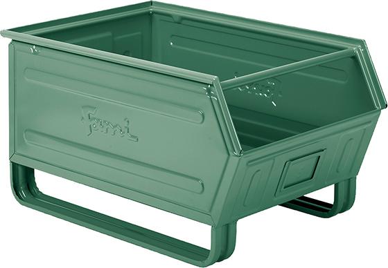 STAHLBEHÄLTER GR.5 GRÜN RAL6011 MM B=450 T=700 H=390