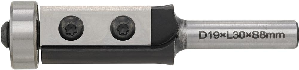 Wendeplatten-Bündigfräser19×50×100mm S8 FORTIS