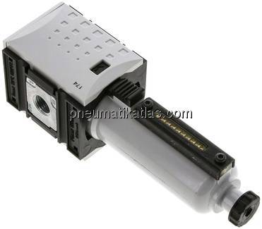 FUTURA Filter, G 1/4", Metallbehälter mit Sichtrohr