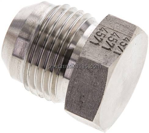 HD-Verschlussstopfen UNF 7/8"-14(JIC), V4A