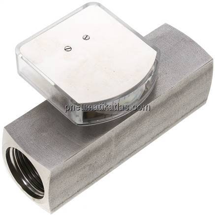 Durchflussmesser G 1" (IG), 0,1 - 0,8 l/min, 1.4571