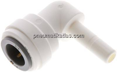 Winkel-Steckanschluss 1/4" (6,35 mm) Stecknippel-3/8" (9,52 mm) Schlauch, IQS-LE