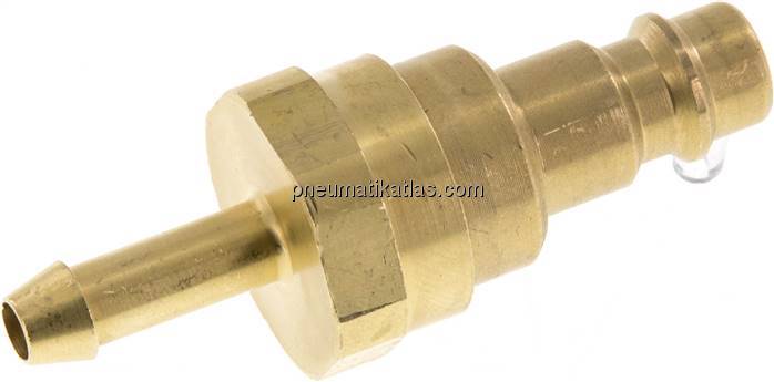 Kupplungsstecker (NW7,2) 6 (1/4")mm Schlauch mit Rückschlagventil