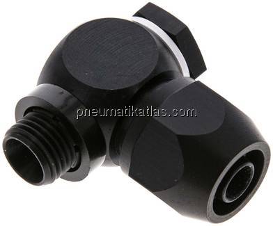 Winkel-Verschraubung G 1/4"-12x9mm, für Silberschlauch