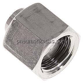 Verschlusskappe, 60° Kegel G 1/4", V4A