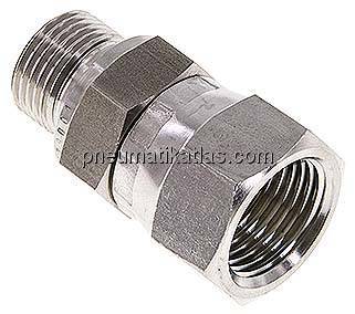 Einstellb. Einschraubverschr. UNF 3/4"-16(IG)-G 3/8"(AG)