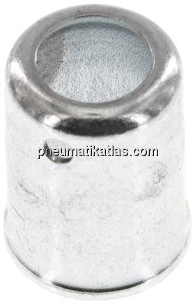 Schlauchhülse für Niederdruckschlauch DN4(11 - 11,5mm) Stahl