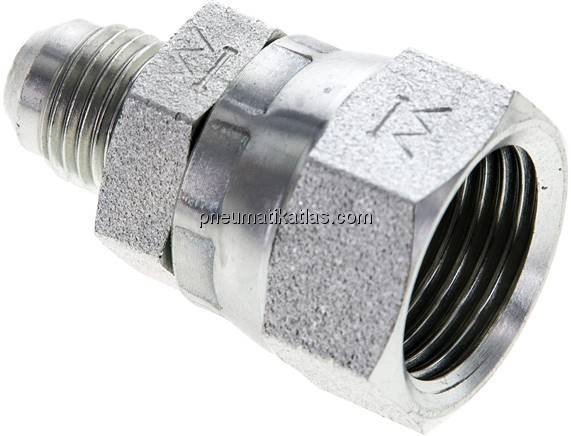 Reduziernippel UNF 9/16"-18(JIC-AG)-UNF 7/8"-14(JIC-IG)