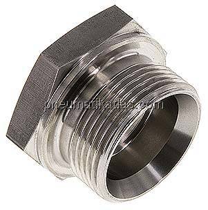 Verschlussverschraubung, 60° Kegel G 1-1/4", V4A