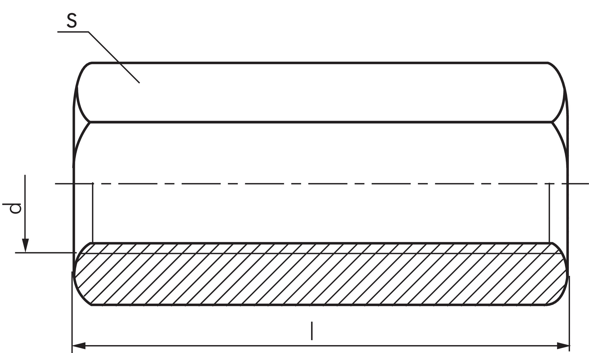 Zeichnung: Verbindungsmuffe