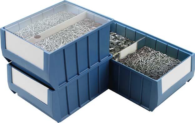 Kunststoff-Regalkasten 600x234x140mm, (VE6)