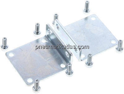 2 Stk. Fußwinkel für 25mm kolbenstangenlosen Zylinder