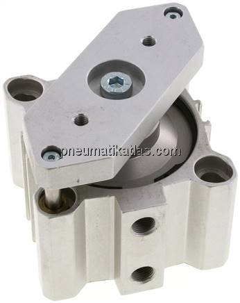 Kurzhubzylinder, verdrehgesichert, 80,Hub 20mm