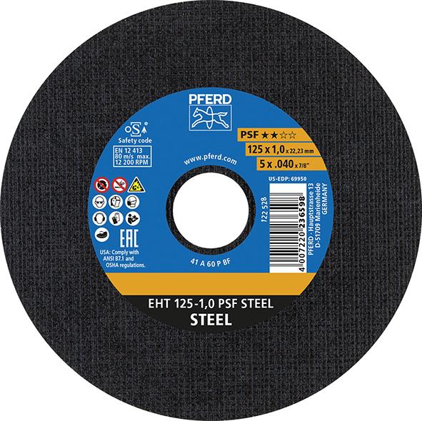 Trennscheibe gerade A60PPS 125x1mm PFERD