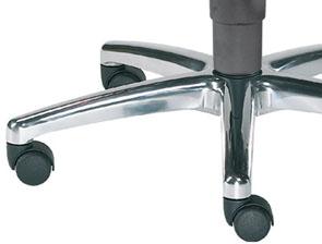 Alu-Fußkreuz hochglanz poliert Mehrpreis 1000 Stühle