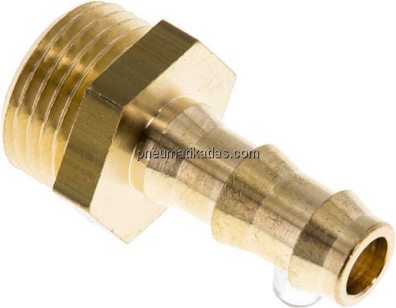 Steckanschluss G 1/2" AG, Messing, 9,5mm GSP-Schlauch